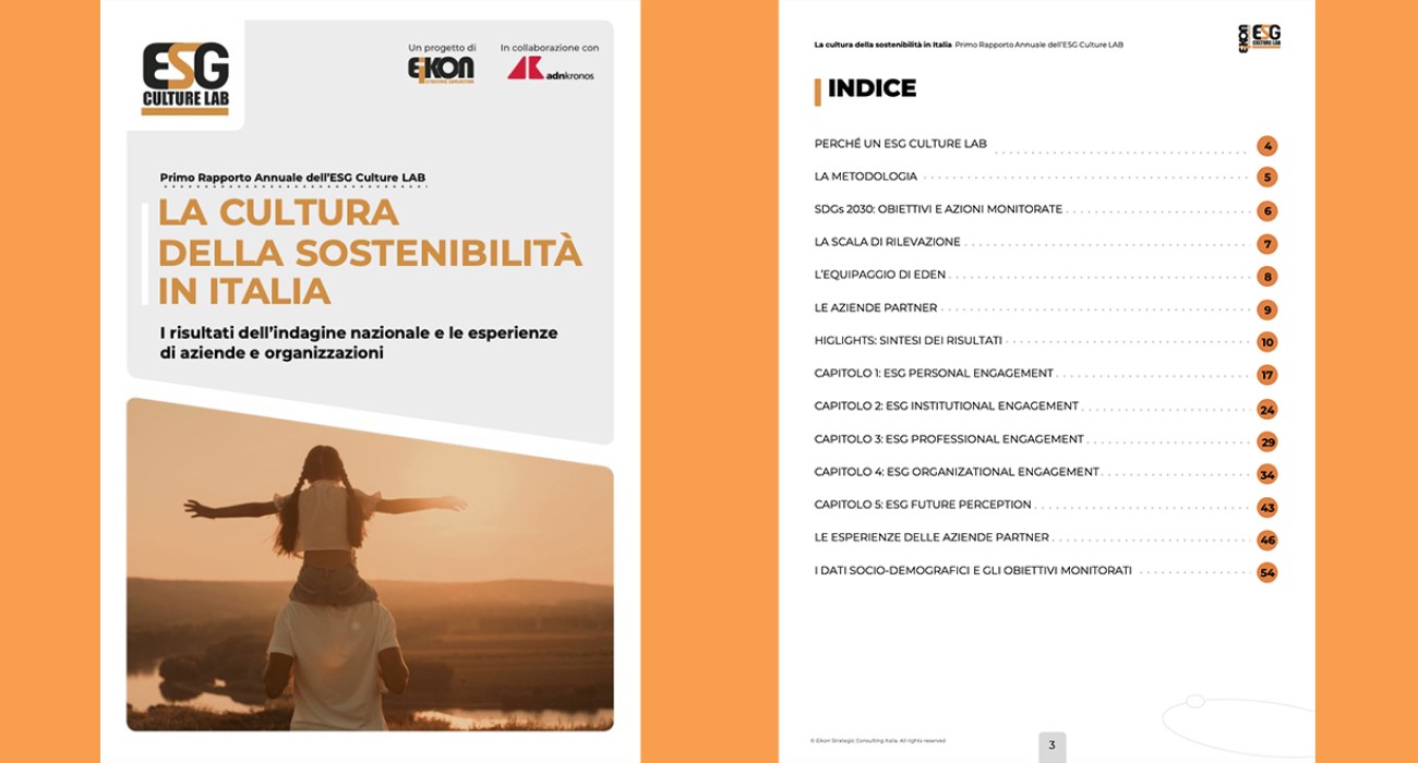 Presentato il Rapporto annuale dell’ESG Culture Lab  